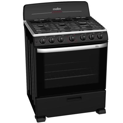 ESTUFA MABE A GAS DE 30" CON 6 QUEMADORES EM7651BFIN0